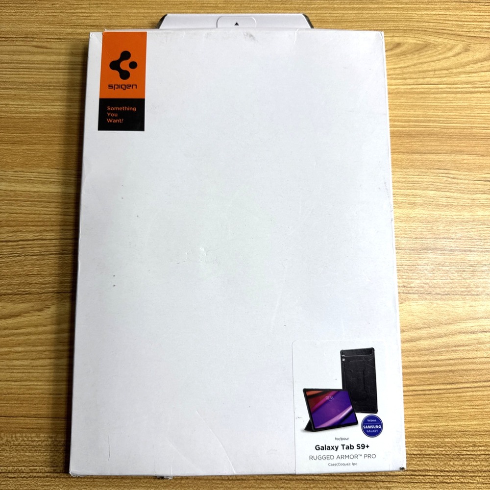 Spigen Samsung Galaxy Tab S9+ Plus Black‎ Rugged Armor Pro Case ACS06539